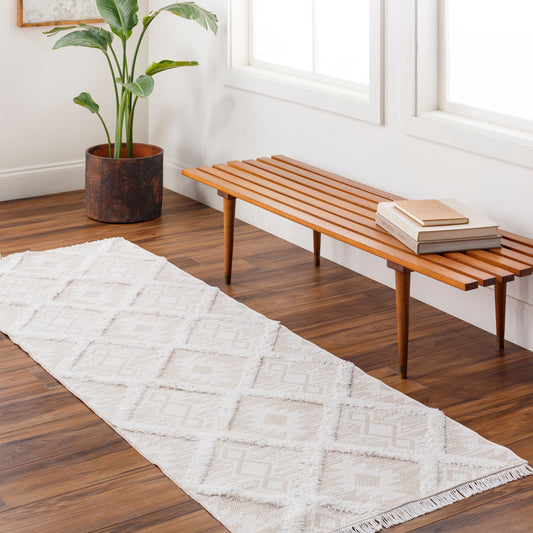 Morocotton MCT-2302 7ft Runner Machine Woven Runner Rug