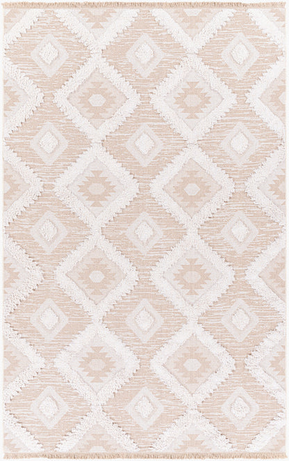 Alfombra tejida a máquina Morocotton MCT-2304 de 1,52 m x 2,13 m