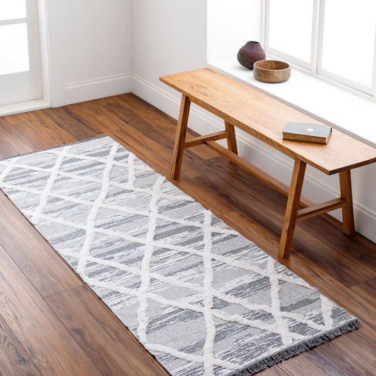 Morocotton MCT-2306 7ft Runner Machine Woven Runner Rug