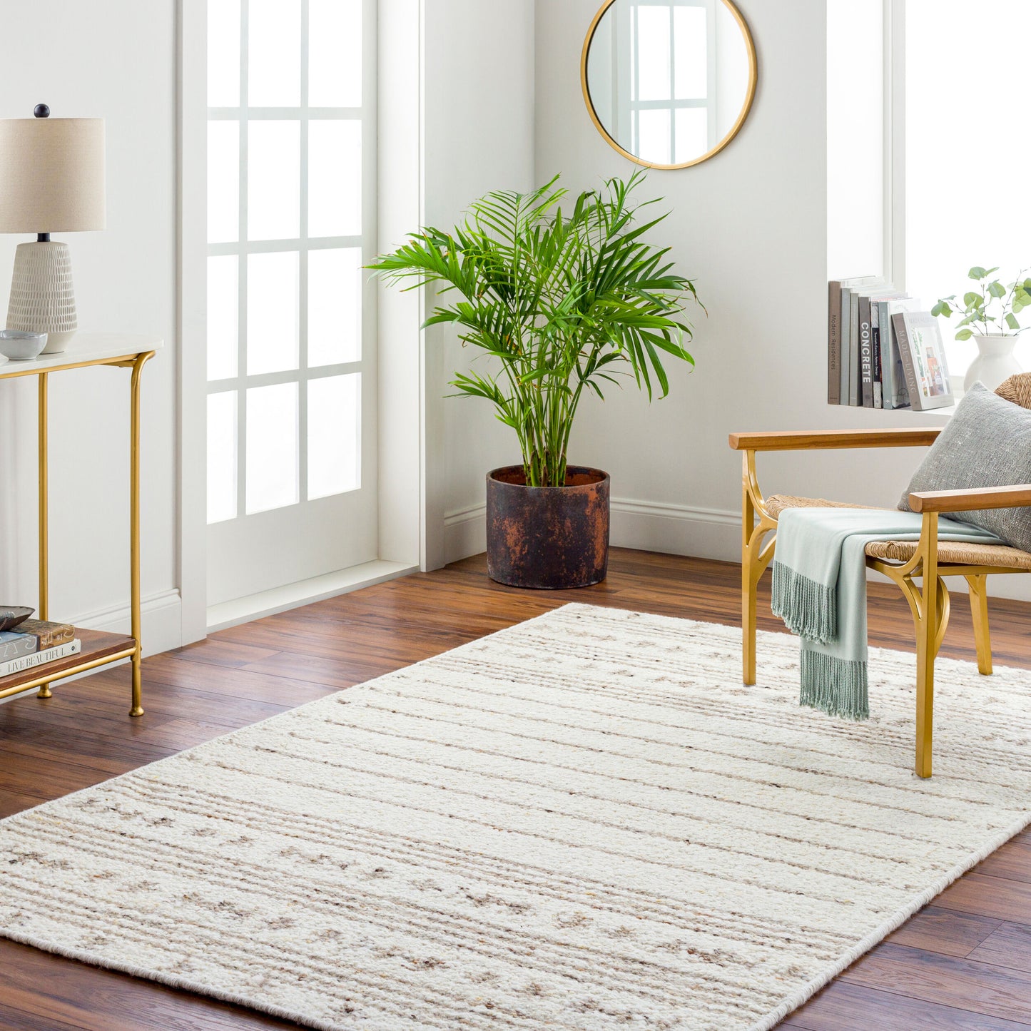 Machu Picchu MCU-1001 2' x 3' Handmade Wool Accent Rug
