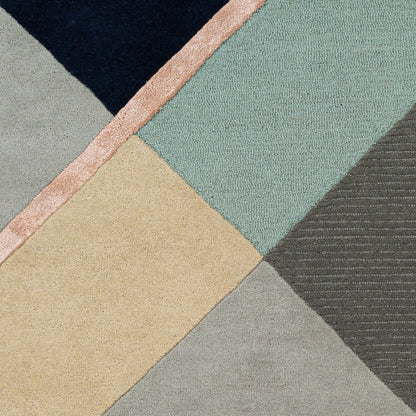 Mid Century MCY-2301 9' x 12' Handmade Wool Area Rug