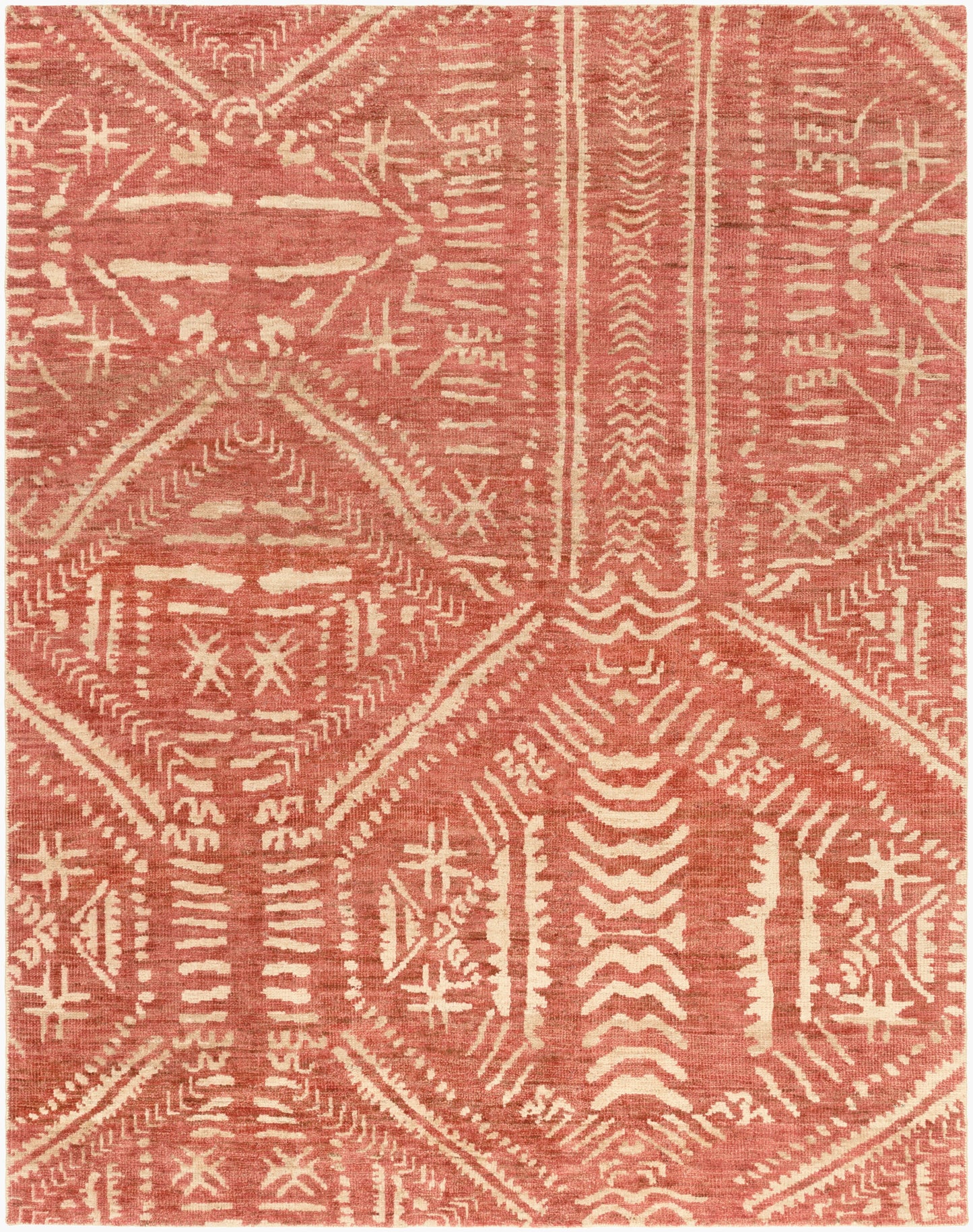 Alfombra de yute hecha a mano Mandela MDA-1000 de 8' x 10'