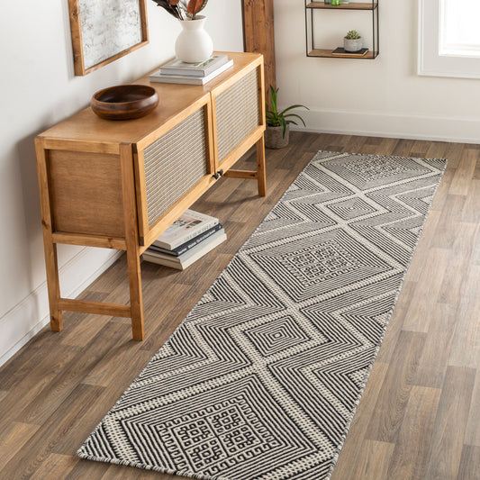 Alfombra de lana hecha a mano Mardin MDI-2308 de 2,4 m