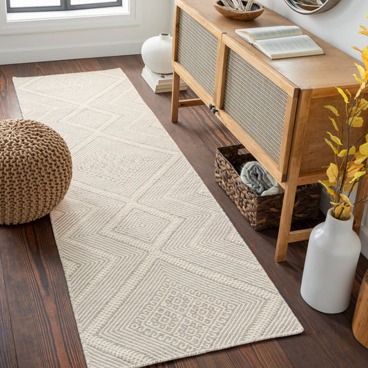 Mardin MDI-2309 8ft Runner Handmade Wool Runner Rug