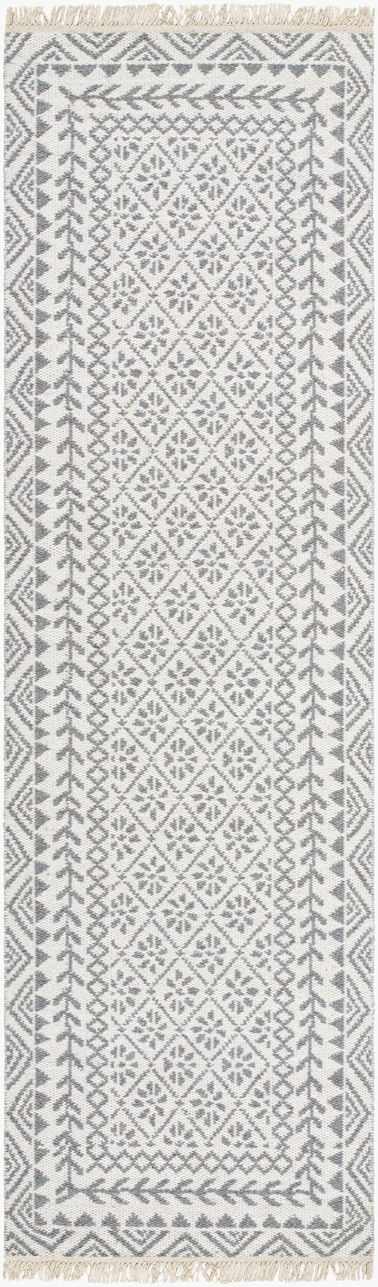 Mardin MDI-2317 8ft Runner Handmade Wool Runner Rug