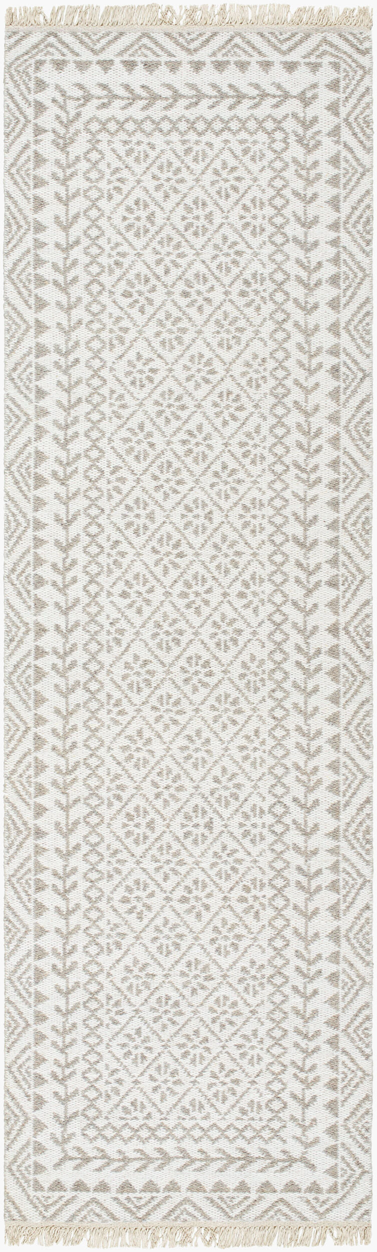 Mardin MDI-2318 8ft Runner Handmade Wool Runner Rug