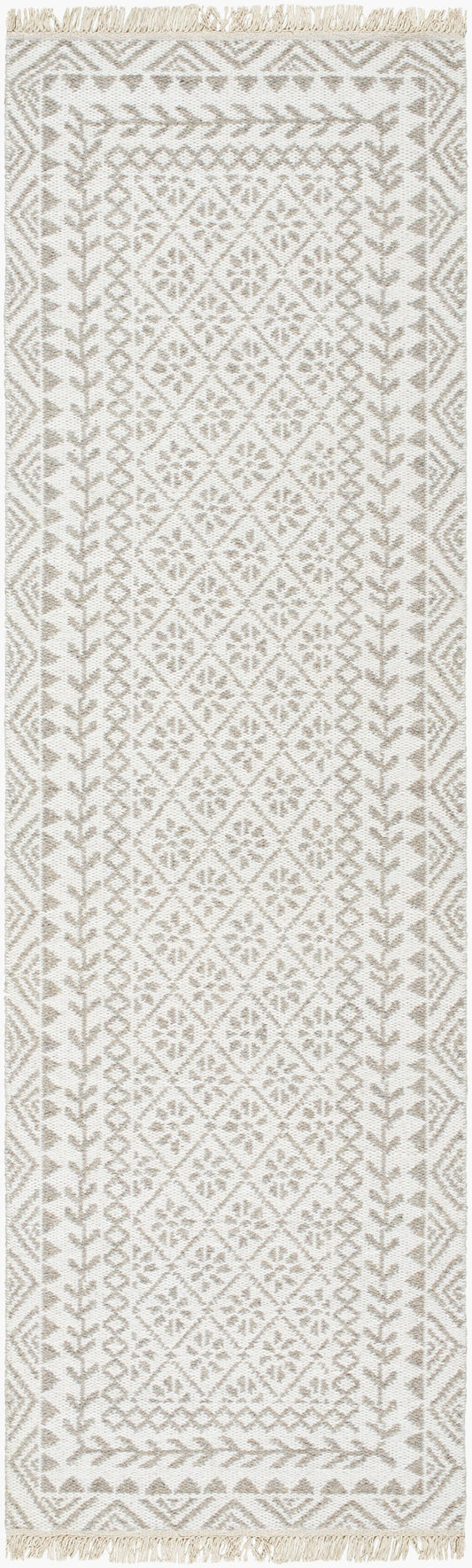 Mardin MDI-2318 8ft Runner Handmade Wool Runner Rug
