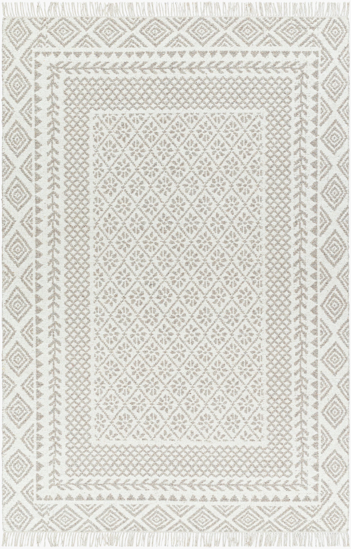 Alfombra de lana hecha a mano Mardin MDI-2318 de 1,52 m x 2,13 m