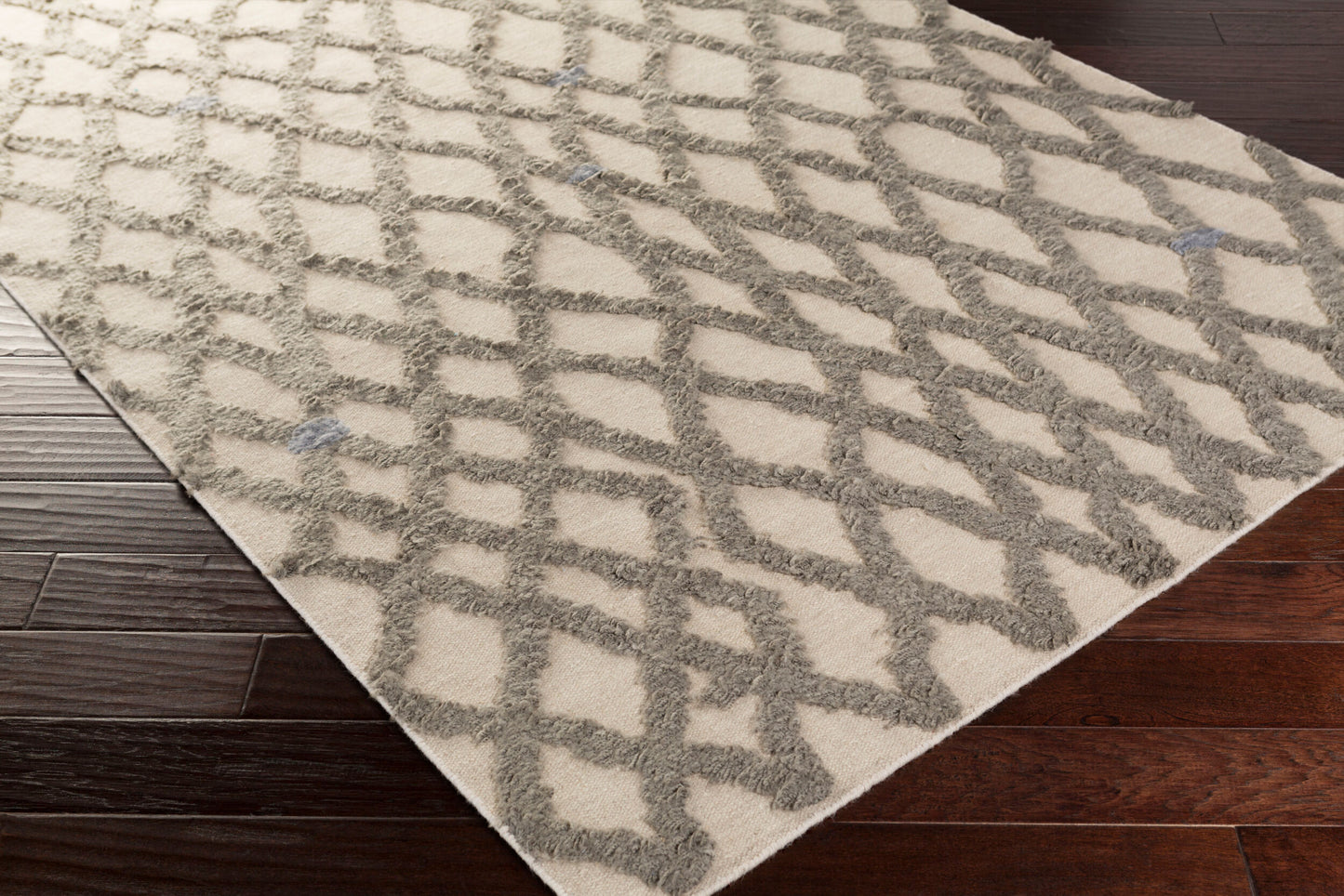 Alfombra de lana hecha a mano Midelt MDT-1003 de 8' x 11'
