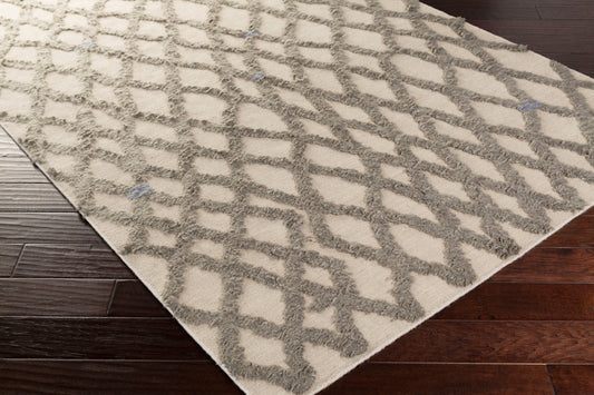 Alfombra de lana hecha a mano Midelt MDT-1003 de 8' x 11'