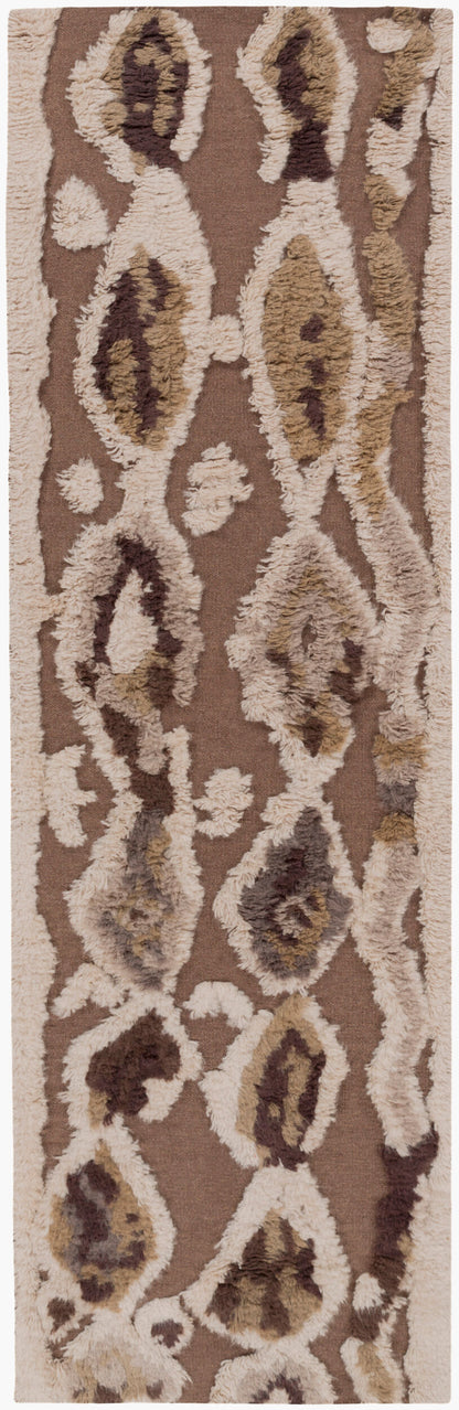 Alfombra de lana hecha a mano Midelt MDT-1006 de 2,4 m