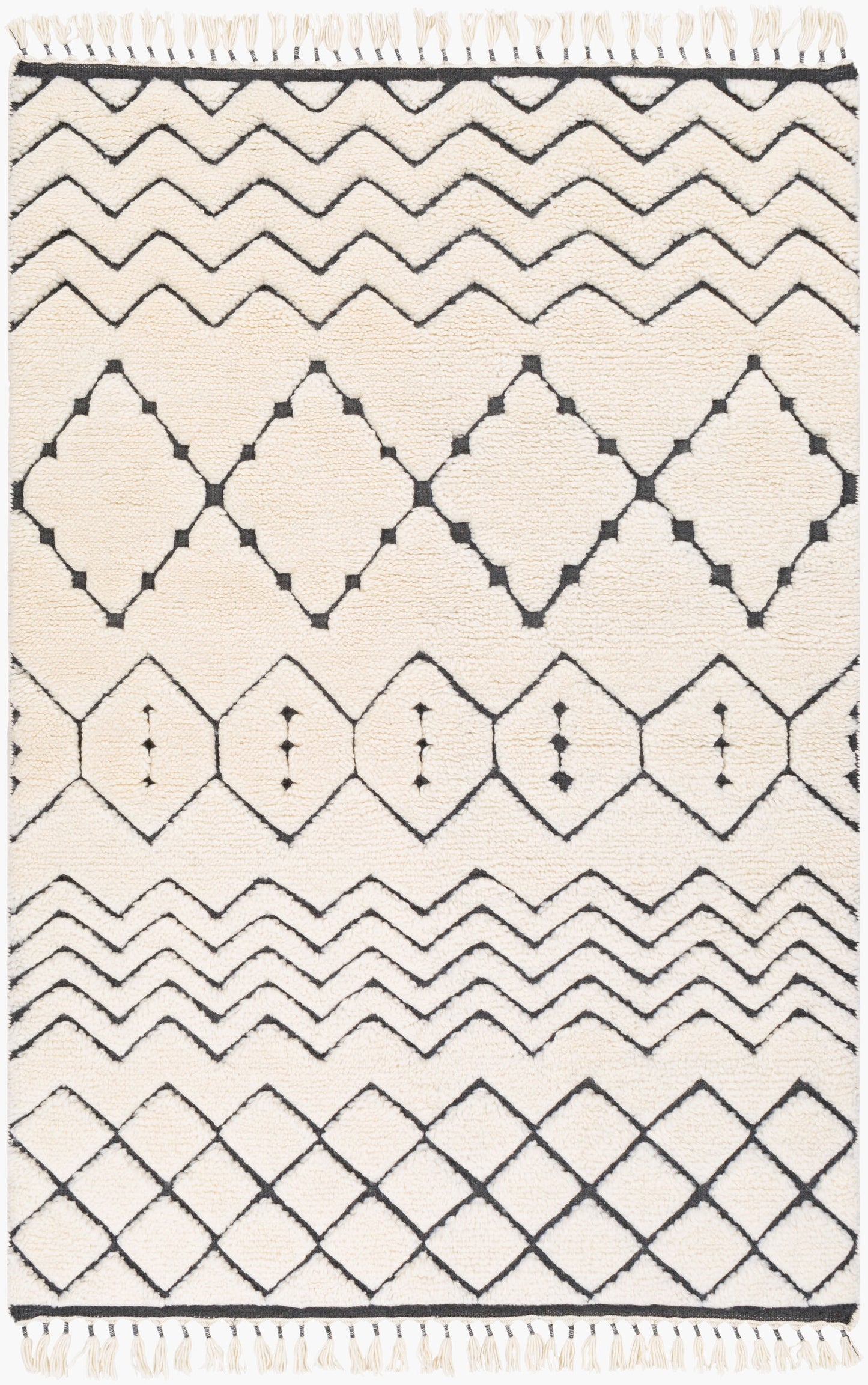Meknes MEK-1002 2' x 3' Handmade Wool Accent Rug