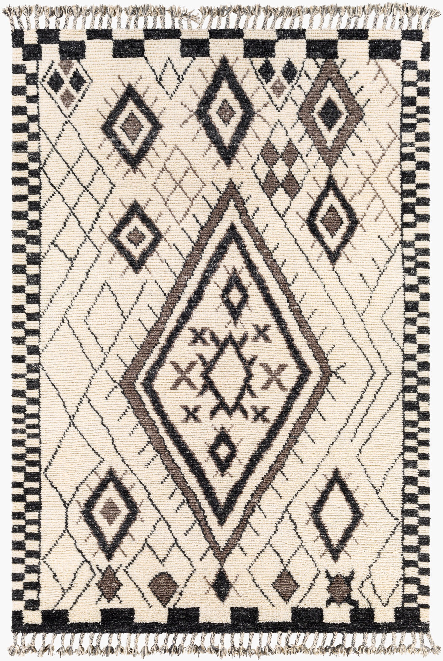 Meknes MEK-1005 2' x 3' Handmade Wool Accent Rug