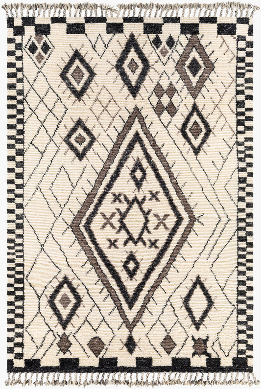 Meknes MEK-1005 2' x 3' Handmade Wool Accent Rug