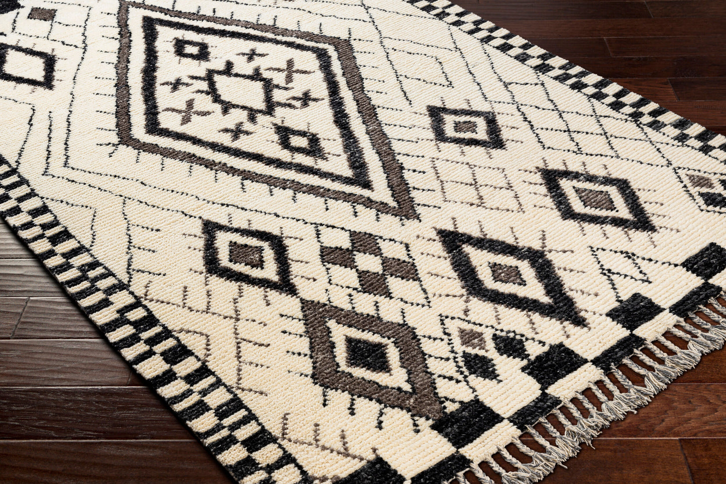 Meknes MEK-1005 2' x 3' Handmade Wool Accent Rug