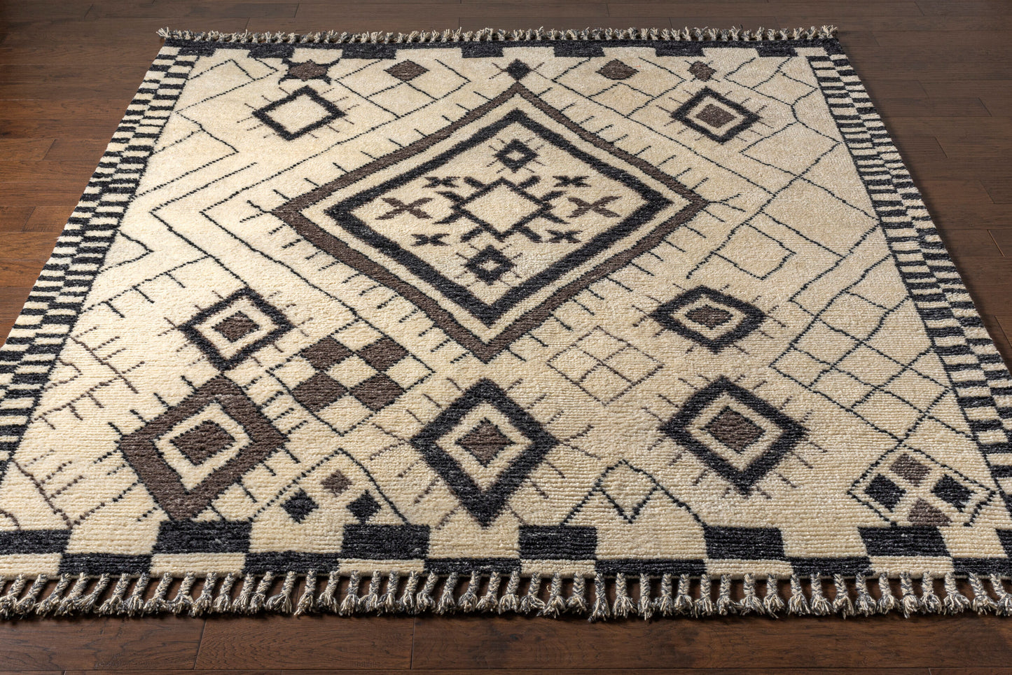 Meknes MEK-1005 2' x 3' Handmade Wool Accent Rug