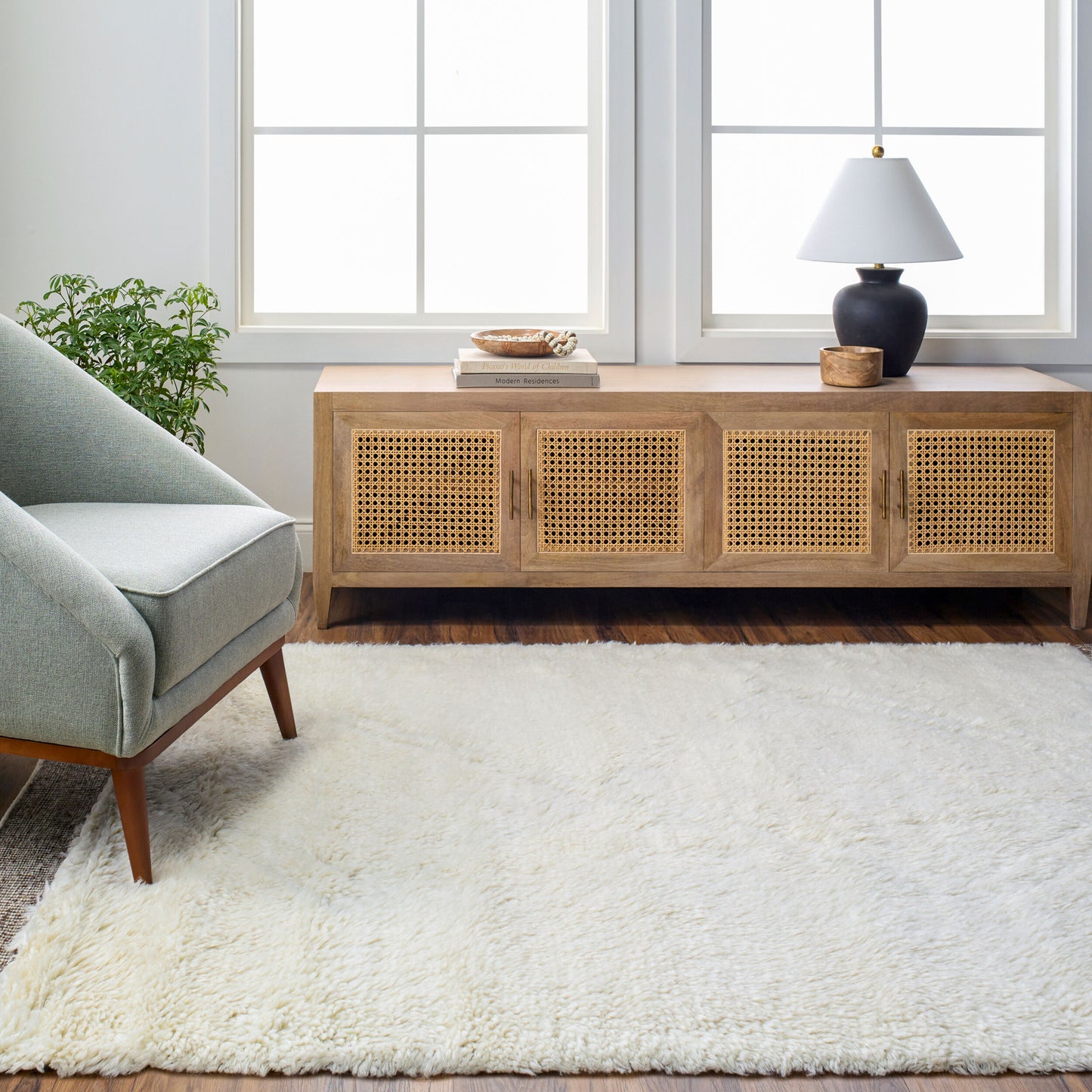 Meknes MEK-1006 2' x 3' Handmade Wool Accent Rug