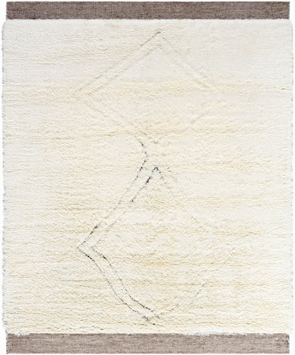 Alfombra de lana hecha a mano Meknes MEK-1006 de 8' x 10'