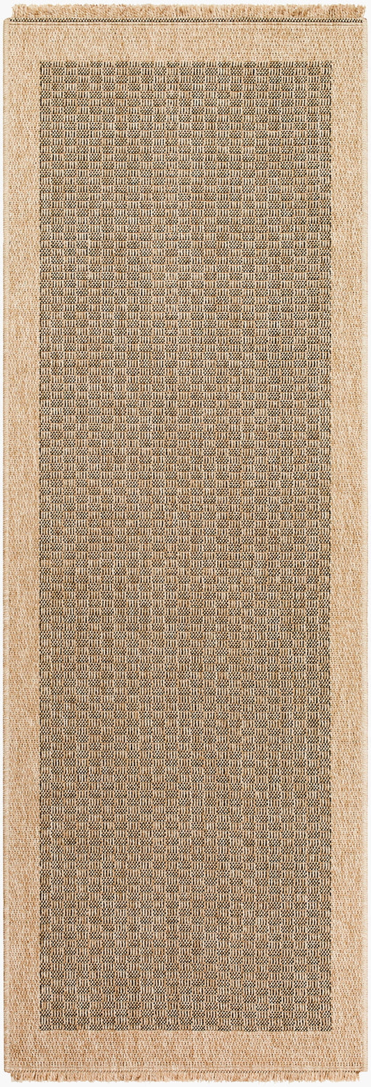 Mirage MGE-2304 7ft Runner Machine Woven Indoor/Outdoor Runner Rug