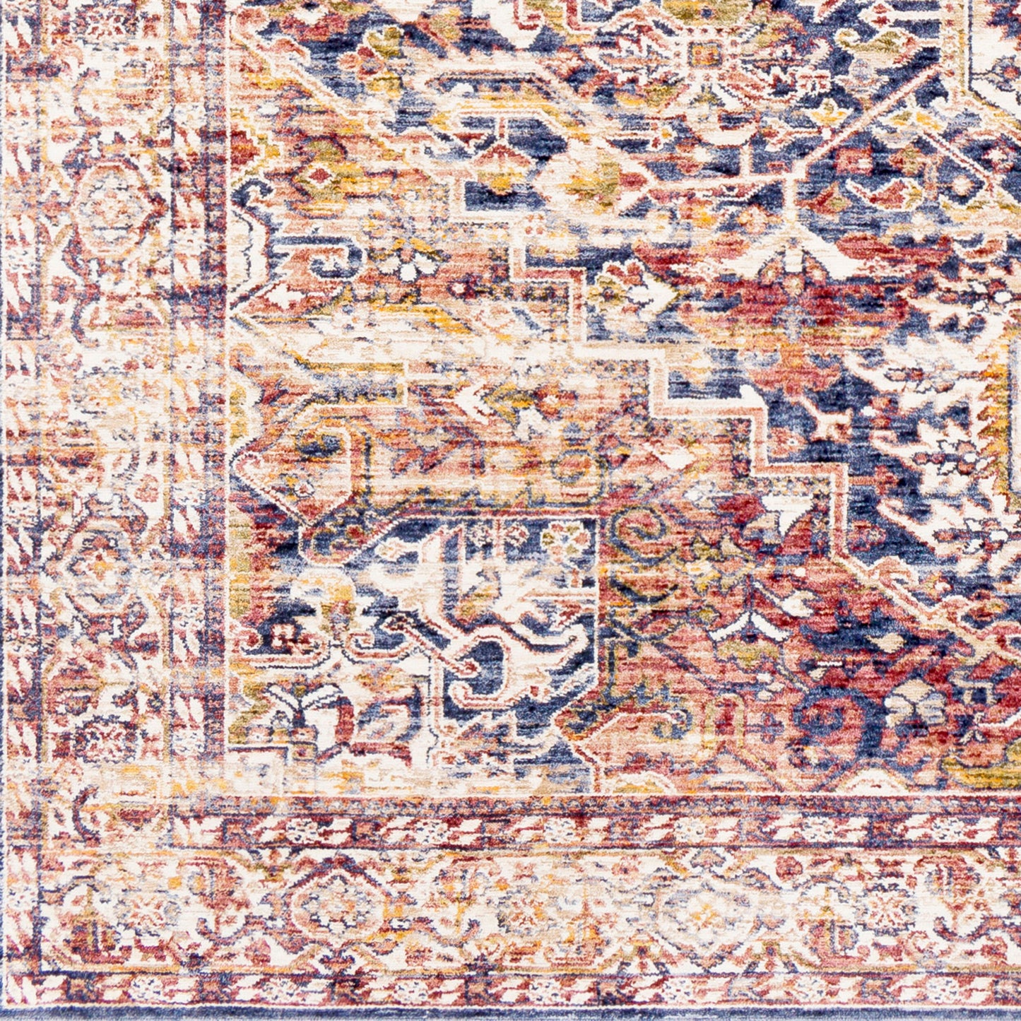 Mahal MHL-2312 3' x 5' Machine Woven Accent Rug