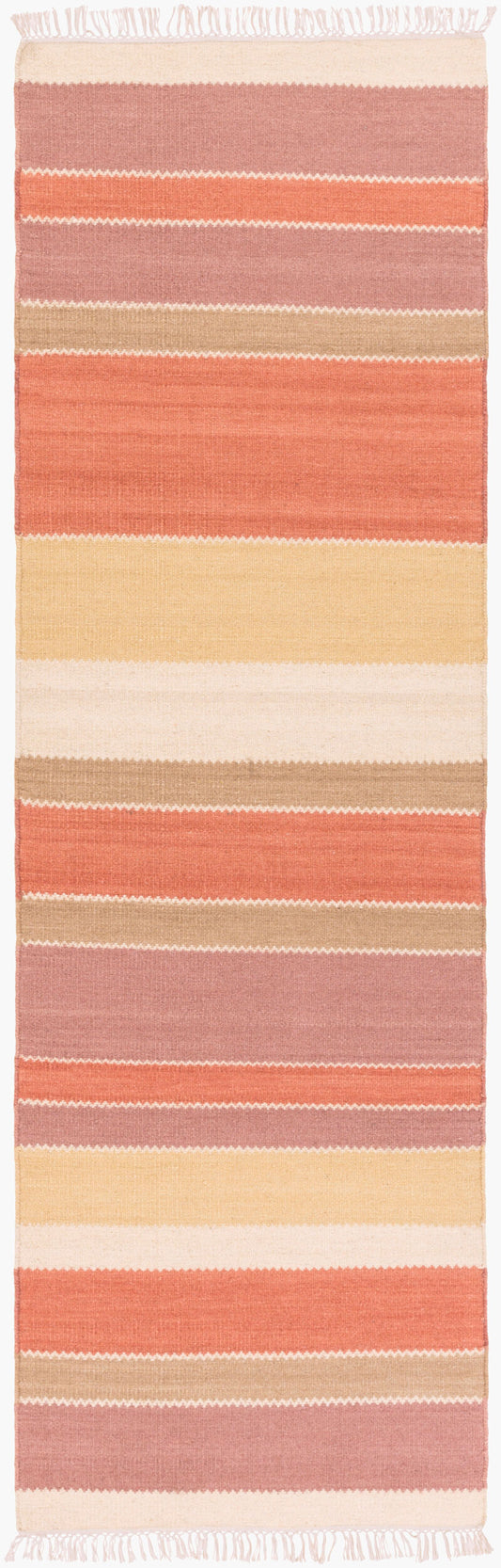 Miguel MIG-5001 8ft Runner Handmade Wool Runner Rug