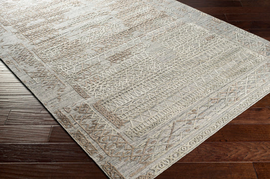 Makalu MKL-2300 Alfombra decorativa hecha a mano de 2' x 3'