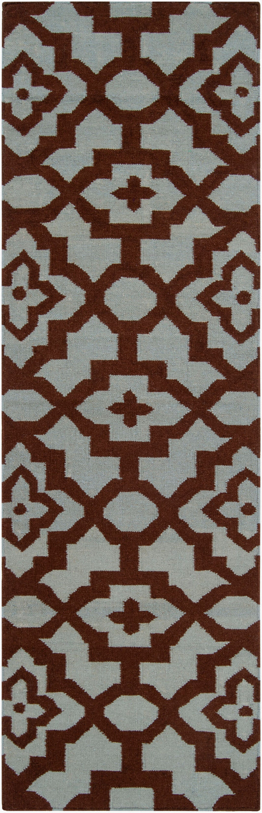 Market Place MKP-1002 8ft Runner Handmade Wool Runner Rug