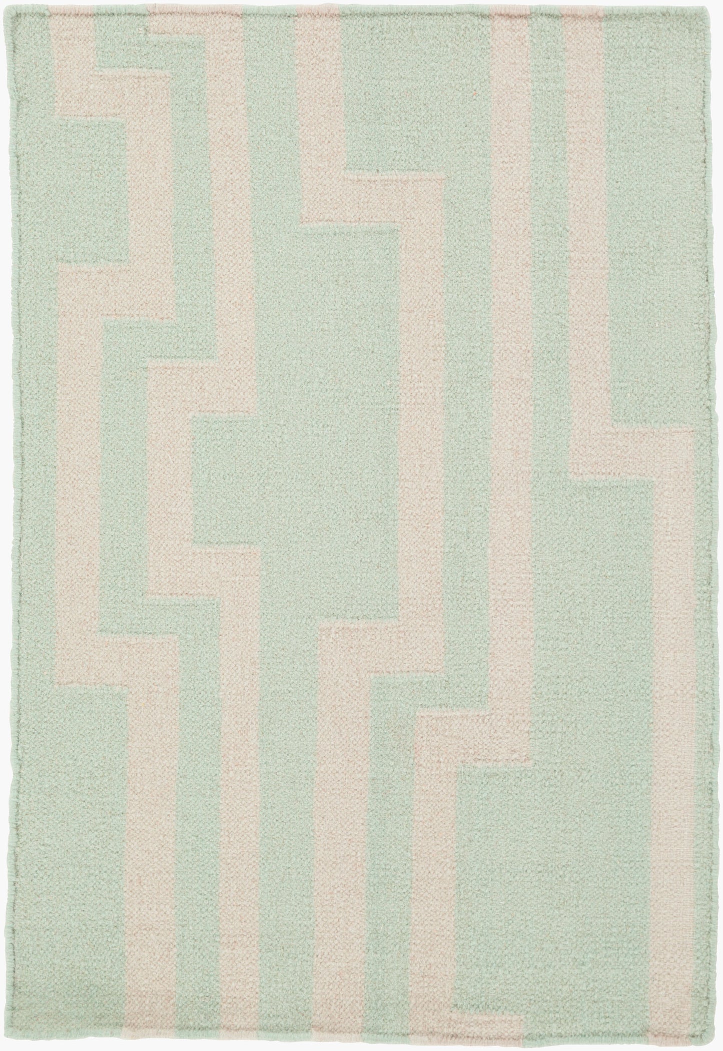 Alfombra de lana hecha a mano Market Place MKP-1010 de 1,52 m x 2,44 m