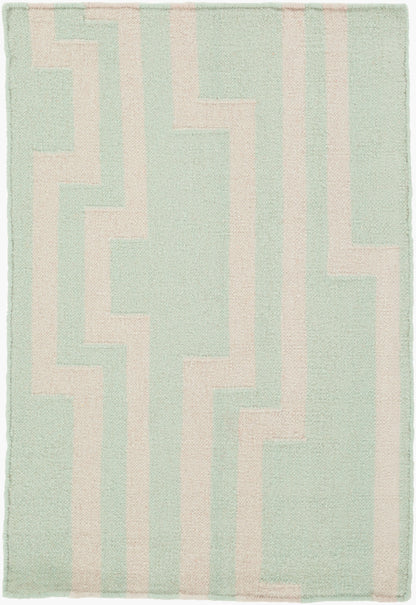 Alfombra de lana hecha a mano Market Place MKP-1010 de 1,52 m x 2,44 m