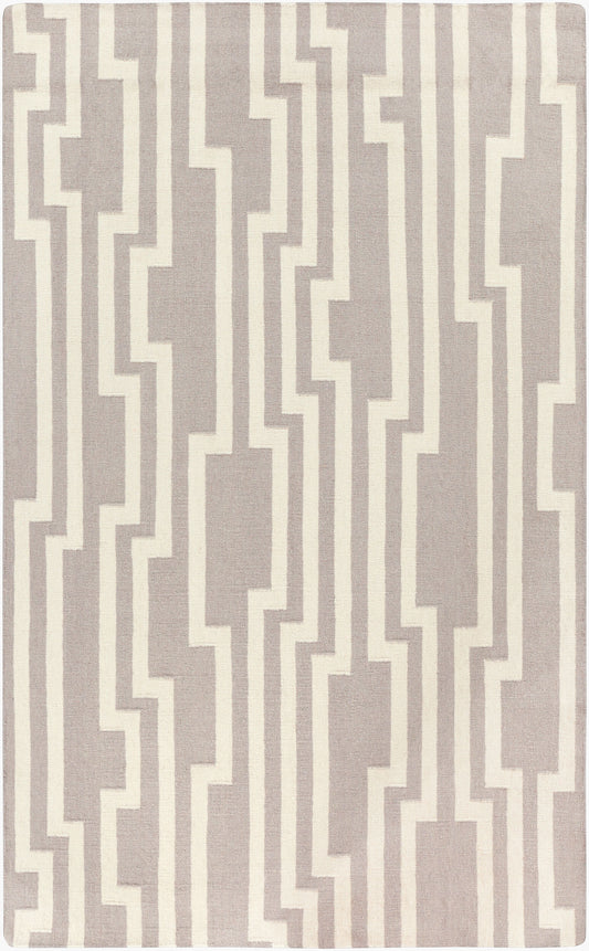 Alfombra decorativa de lana hecha a mano Market Place MKP-1012 de 3' x 5'