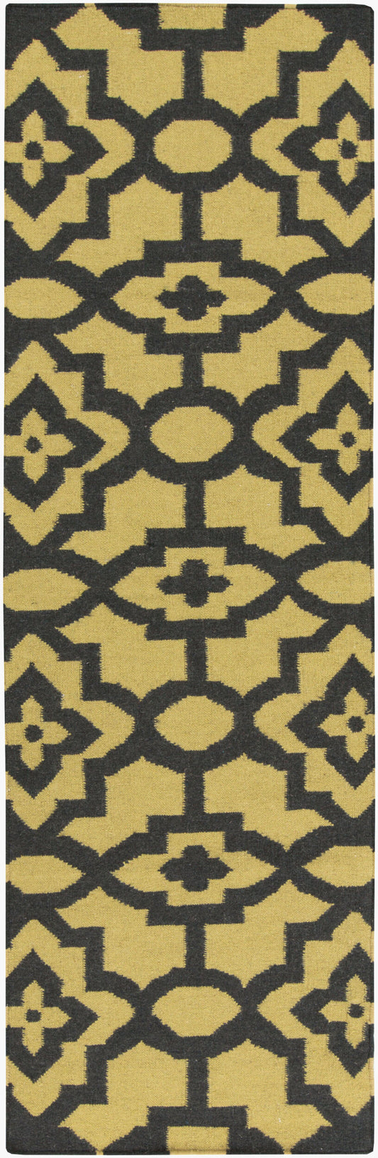 Alfombra de lana hecha a mano Market Place MKP-1017 de 2,4 m