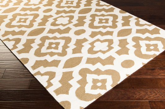 Alfombra decorativa de lana hecha a mano Market Place MKP-1018 de 2' x 3'