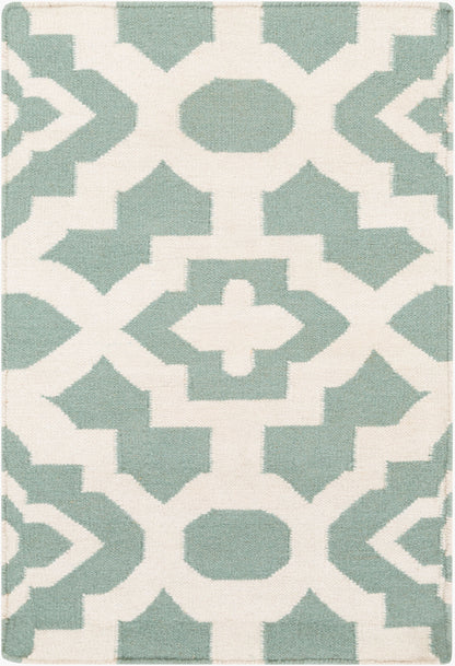 Alfombra decorativa de lana hecha a mano Market Place MKP-1019 de 2' x 3'
