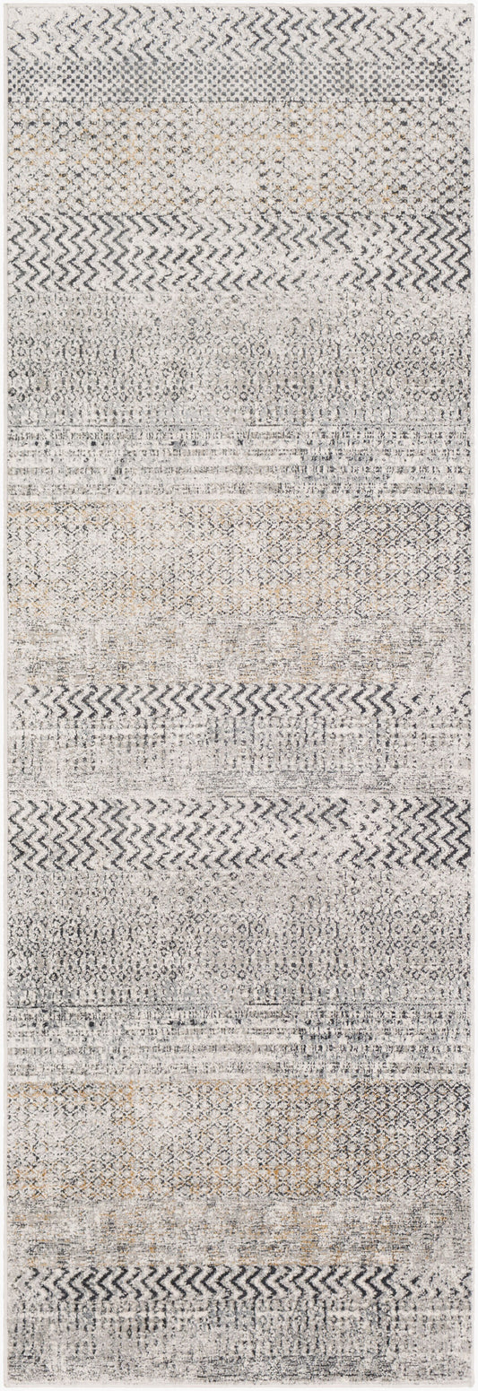 Milano MLN-2308 7ft Runner Machine Woven Runner Rug