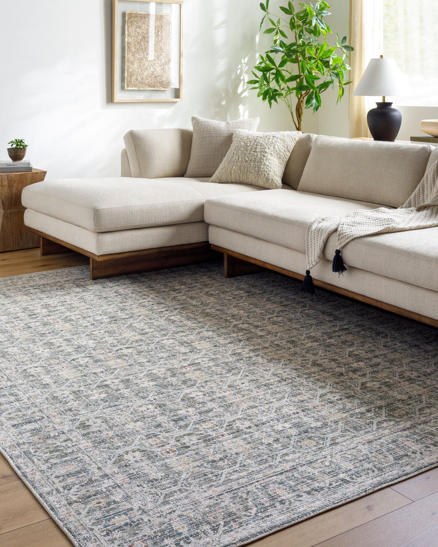 Marlon MLO-2301 10' x 14' Machine Woven Area Rug