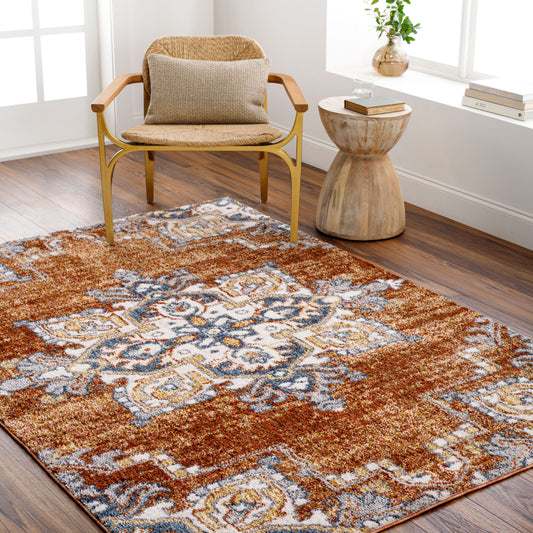 Alfombra tejida a máquina Monet MMO-2302 de 1,52 m x 2,13 m