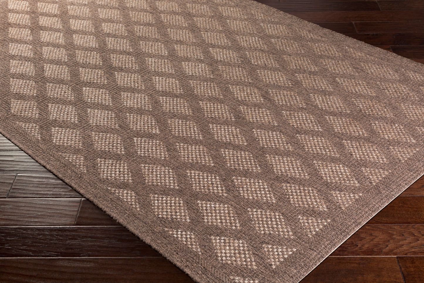 Alfombra decorativa para interior y exterior Marmaris MMS-2314 de 2' x 3', tejida a máquina