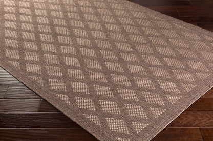 Alfombra decorativa para interior y exterior Marmaris MMS-2314 de 2' x 3', tejida a máquina