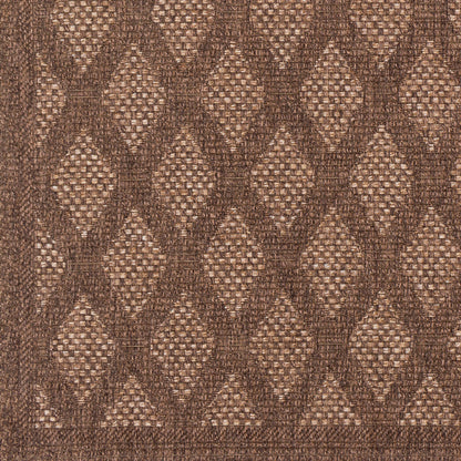 Alfombra decorativa para interior y exterior Marmaris MMS-2314 de 2' x 3', tejida a máquina