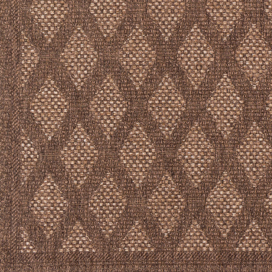 Alfombra decorativa para interior y exterior Marmaris MMS-2314 de 2' x 3', tejida a máquina