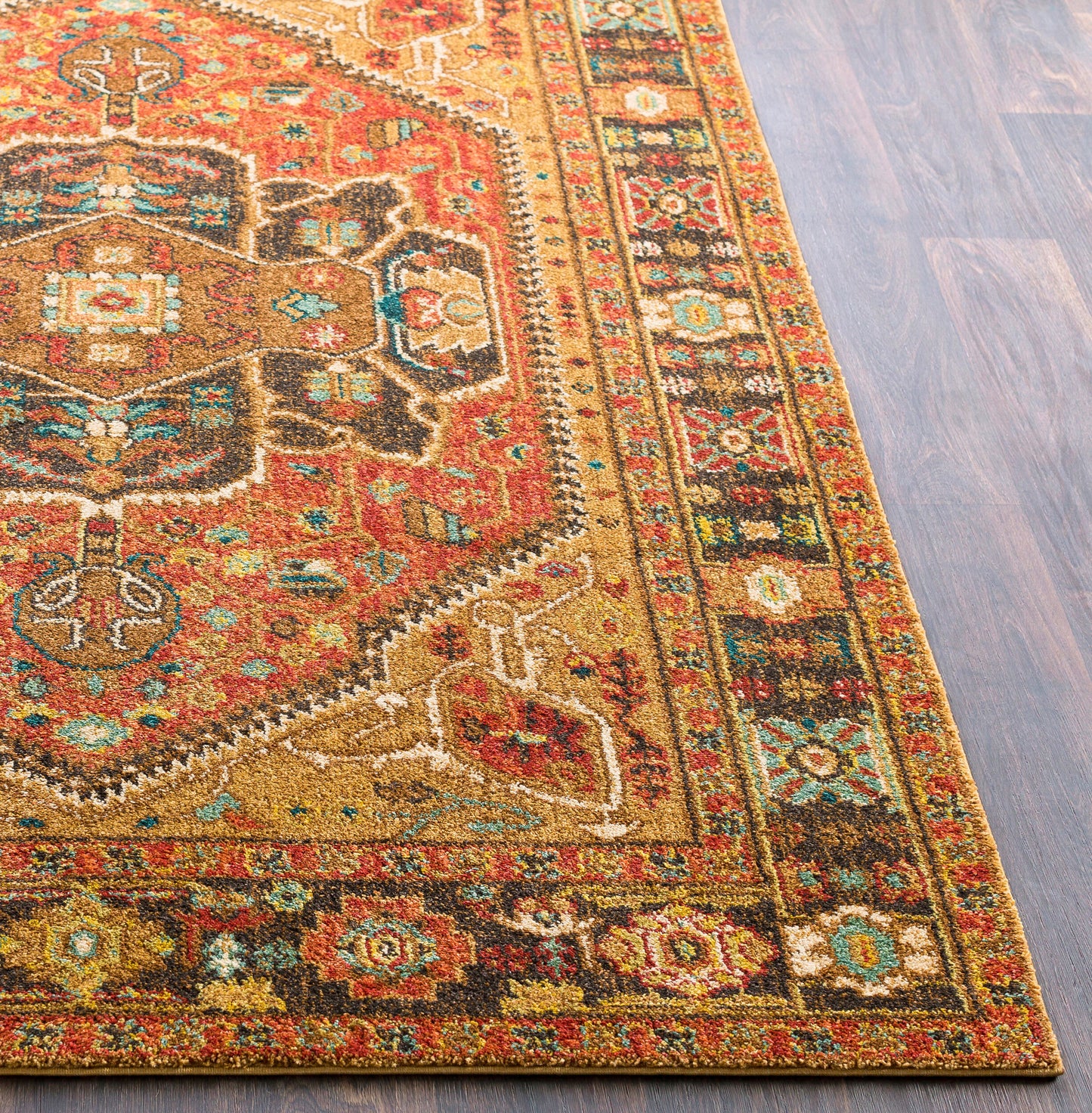 Masala Market MMT-2301 3' x 5' Machine Woven Accent Rug