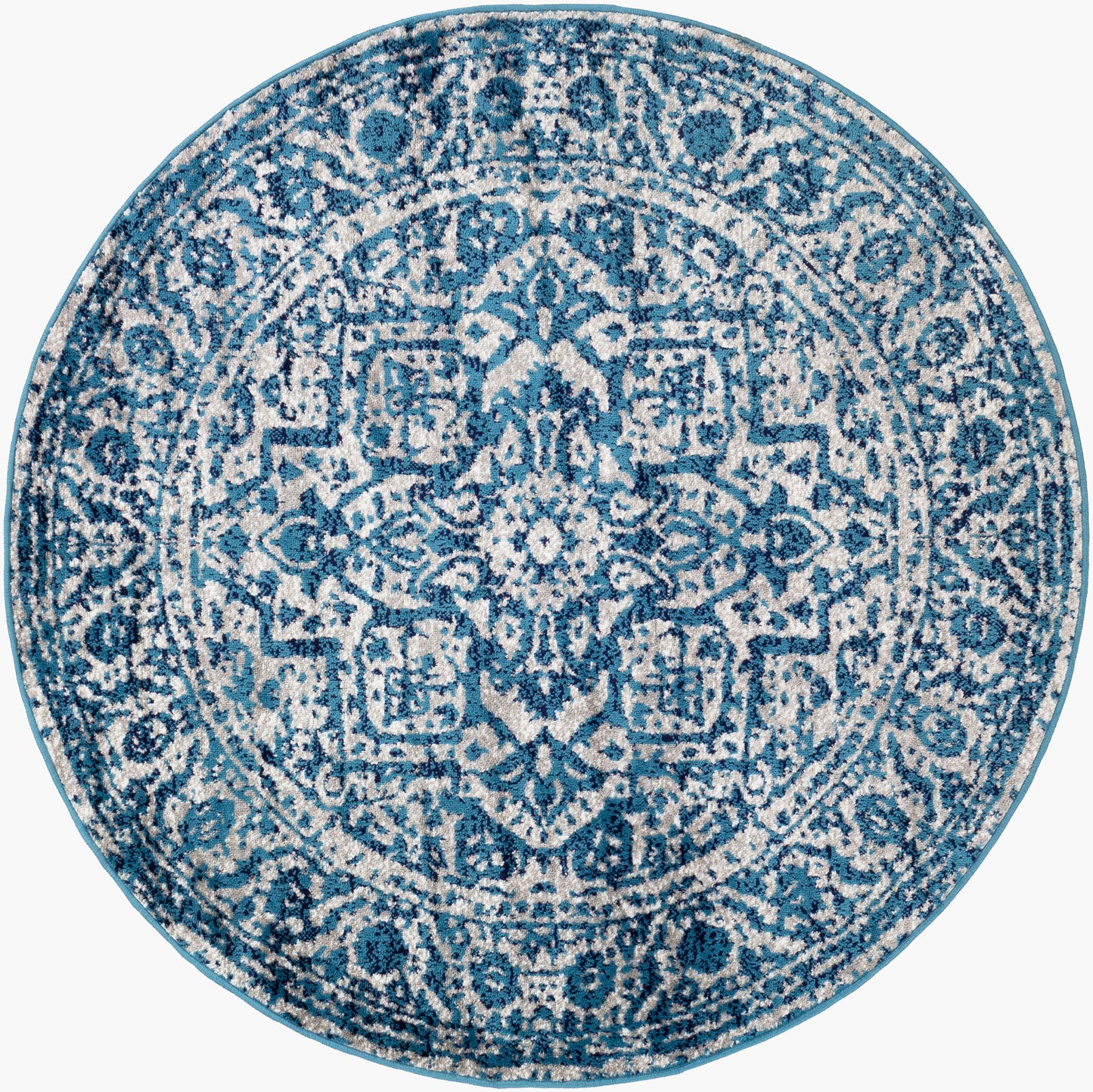 Monte Carlo MNC-2302 5ft Round Machine Woven Area Rug