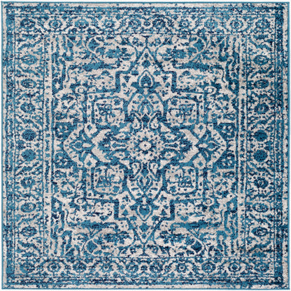 Monte Carlo MNC-2302 5ft Square Machine Woven Area Rug