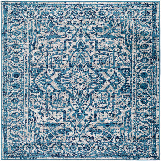 Monte Carlo MNC-2302 5ft Square Machine Woven Area Rug