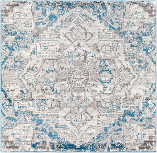 Monte Carlo MNC-2318 5ft Square Machine Woven Area Rug