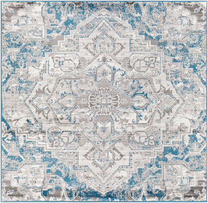 Monte Carlo MNC-2318 6ft Square Machine Woven Area Rug