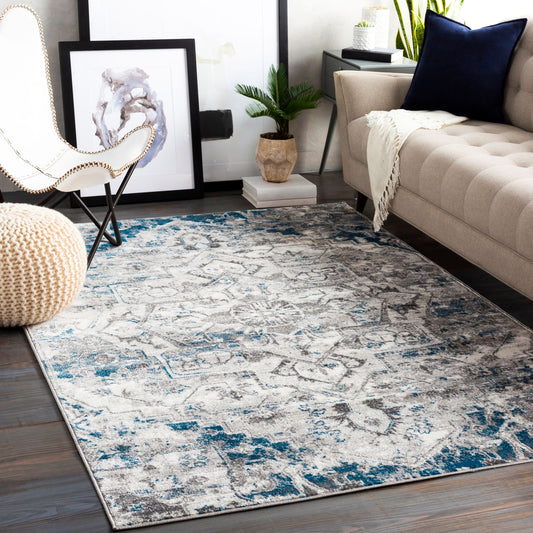 Monte Carlo MNC-2318 5ft Square Machine Woven Area Rug