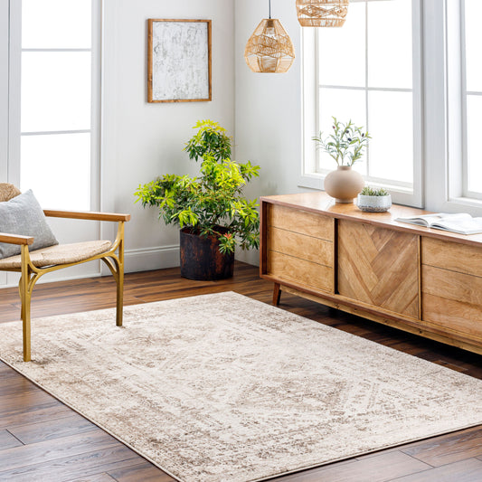 Monte Carlo MNC-2342 5ft Square Machine Woven Area Rug