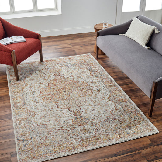 Mona Lisa MNI-2308 8ft Round Machine Woven Area Rug