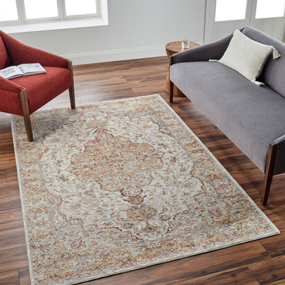 Mona Lisa MNI-2308 6ft Round Machine Woven Area Rug